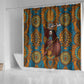 Personalized Black Girl Flora Shower Curtain African Women