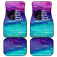 Black Strong Women Blessed Educated Car Mats African Girl