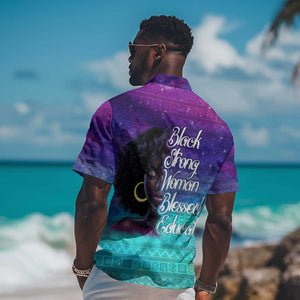 Black Strong Women Blessed Educated Hawaiian Shirt African Girl