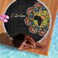 Personalized Sleeve African Pattern Beach Blanket Multi-Colored