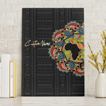 Personalized Sleeve African Pattern Canvas Wall Art Multi-Colored