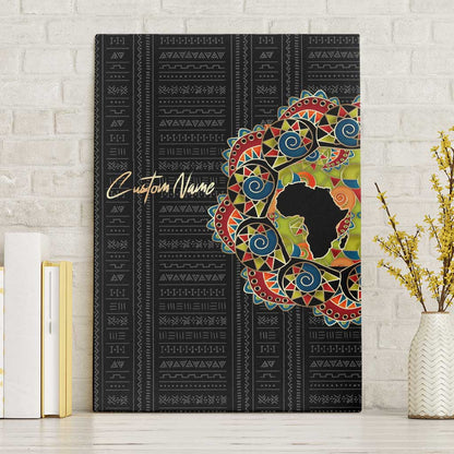 Personalized Sleeve African Pattern Canvas Wall Art Multi-Colored