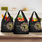 Personalized Sleeve African Pattern Grocery Bag Multi-Colored