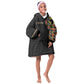 Personalized Sleeve African Pattern KId Wearable Blanket Hoodie Multi-Colored