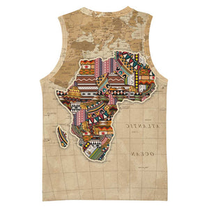 Personalized Africa On World Map Basketball Jersey - African Pride
