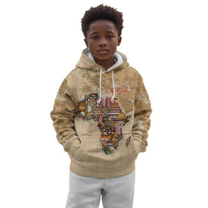 Personalized Africa On World Map Kid Hoodie