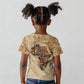 Personalized Africa On World Map Kid T shirt