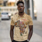 Personalized Africa On World Map Polo Shirt