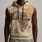 Personalized Africa On World Map Sleeveless Hoodie - African Pride