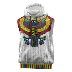 Egyptian Horus Sleeveless Hoodie Gods of Egypt - African Pride