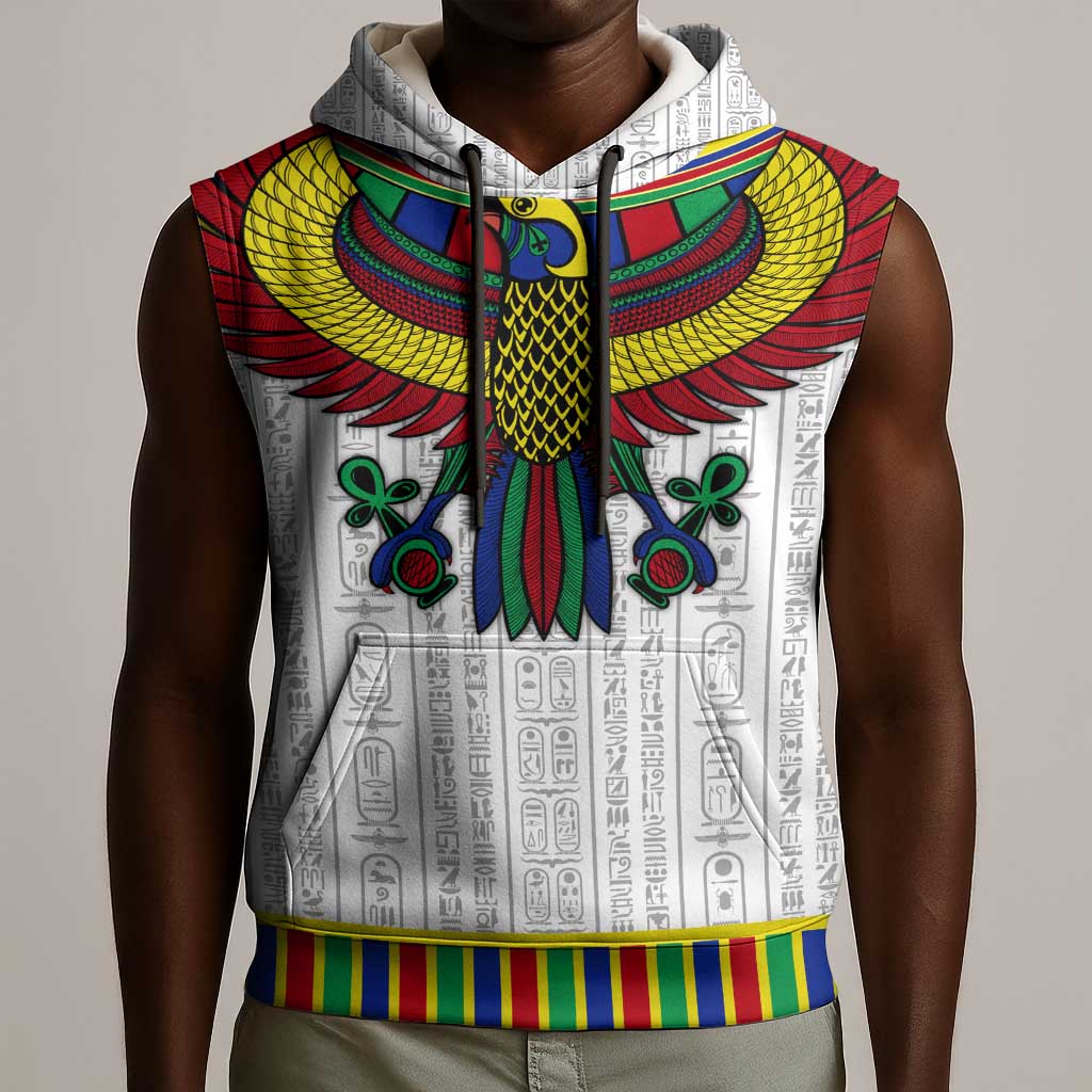 Egyptian Horus Sleeveless Hoodie Gods of Egypt - African Pride