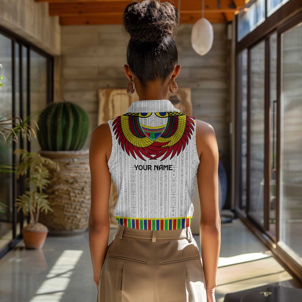 Egyptian Horus Women Sleeveless Polo Shirt Gods of Egypt