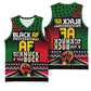 Black AF Professional AF But Will Knuck If You Basketball Jersey African Pride - African Pride