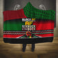 Black AF Professional AF But Will Knuck If You Hooded Blanket African Pride