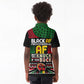 Black AF Professional AF But Will Knuck If You Kid Polo Shirt African Pride