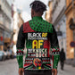 Black AF Professional AF But Will Knuck If You Long Sleeve Button Shirt African Pride