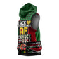 Black AF Professional AF But Will Knuck If You Sleeveless Hoodie African Pride - African Pride