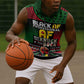 Black AF Professional AF But Will Knuck If You Sleeveless Hoodie African Pride - African Pride