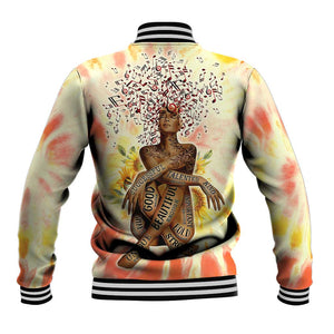 Black Queen Tie Dye Baseball Jacket DT02