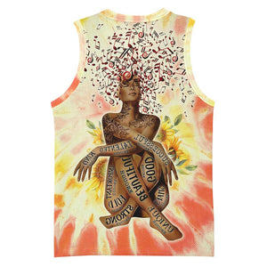Black Queen Tie Dye Basketball Jersey - African Pride