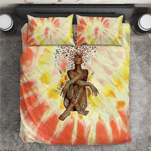 Black Queen Tie Dye Bedding Set