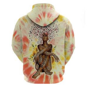 Black Queen Tie Dye Hoodie