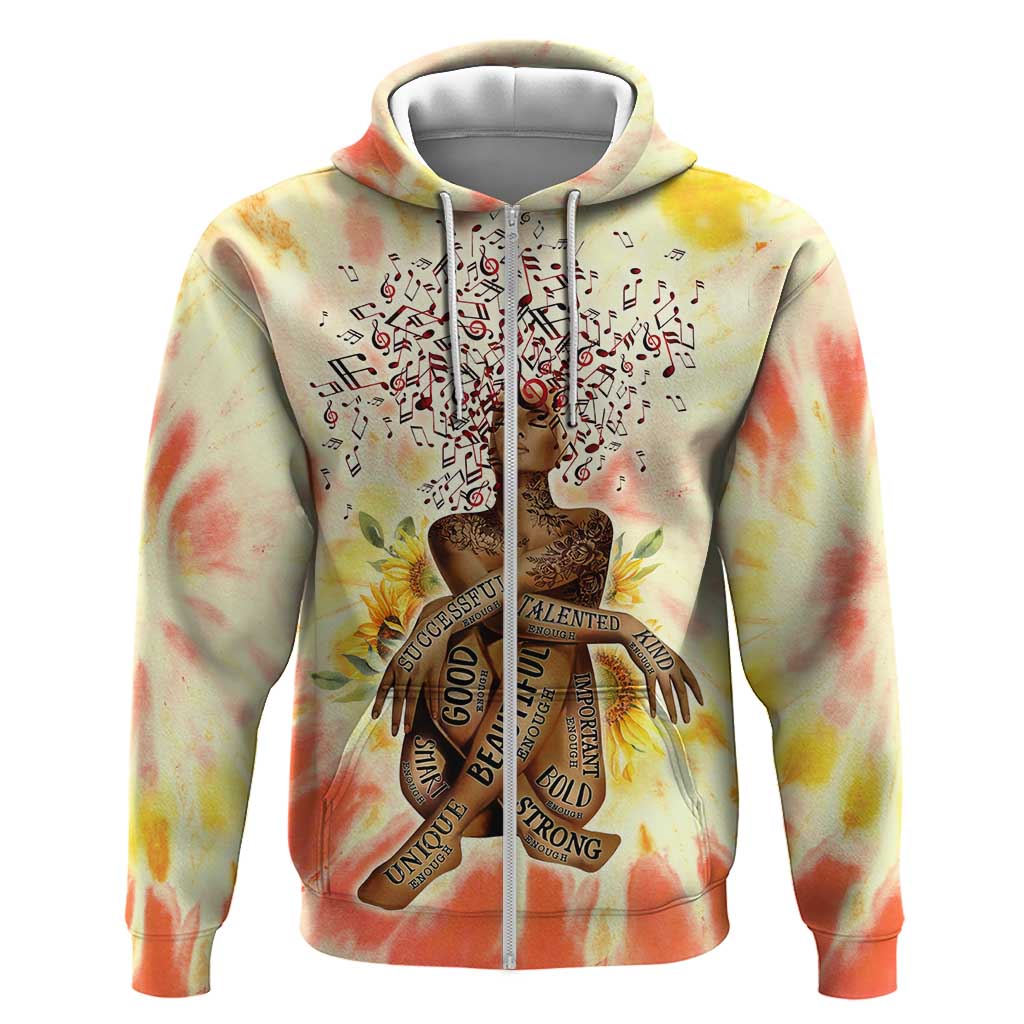 Black Queen Tie Dye Hoodie