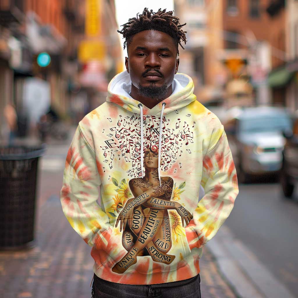 Black Queen Tie Dye Hoodie