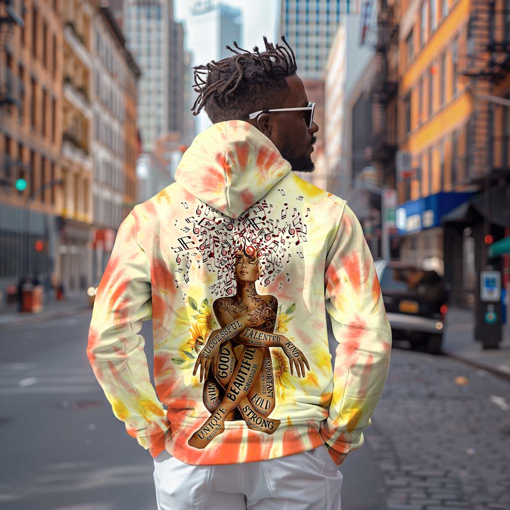 Black Queen Tie Dye Hoodie