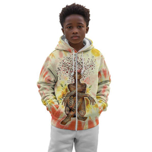 Black Queen Tie Dye Kid Hoodie