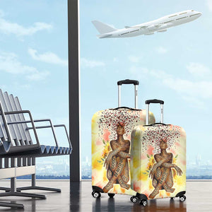 Black Queen Tie Dye Luggage Cover