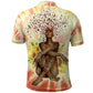 Black Queen Tie Dye Polo Shirt