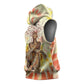 Black Queen Tie Dye Sleeveless Hoodie - African Pride