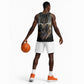 Anubis Basketball Jersey Egypt Pattern Black - African Pride