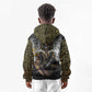 Anubis Kid Hoodie Egypt Pattern Black