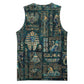 Egyptian Hieroglyphs And Deities Basketball Jersey - African Pride