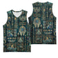 Egyptian Hieroglyphs And Deities Basketball Jersey - African Pride