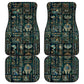 Egyptian Hieroglyphs And Deities Car Mats