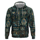 Egyptian Hieroglyphs And Deities Zip Hoodie