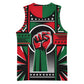 Power Fist And Patterns In Pan African Basketball Jersey - African Pride