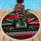 Power Fist And Patterns In Pan African Beach Blanket