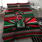 Power Fist And Patterns In Pan African Bedding Set