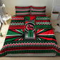 Power Fist And Patterns In Pan African Bedding Set