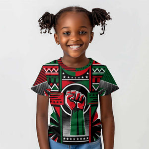 Power Fist And Patterns In Pan African Kid T shirt