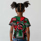 Power Fist And Patterns In Pan African Kid T shirt