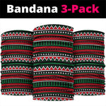 Power Fist And Patterns In Pan African Neck Gaiter - African Pride