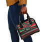 Power Fist And Patterns In Pan African Shoulder Handbag