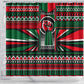 Power Fist And Patterns In Pan African Shower Curtain