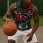 Power Fist And Patterns In Pan African Sleeveless Hoodie - African Pride