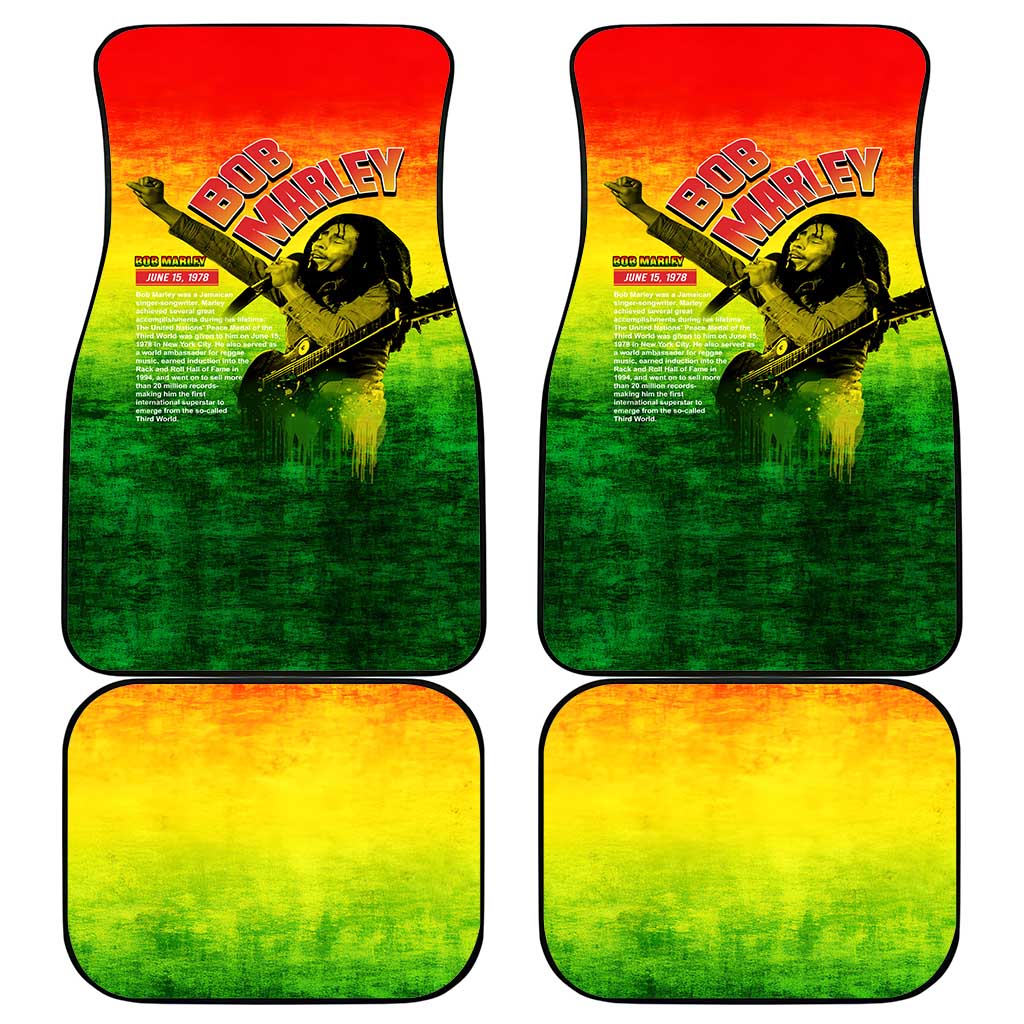 The Real Legend Bob Car Mats African Jamaica Reggae